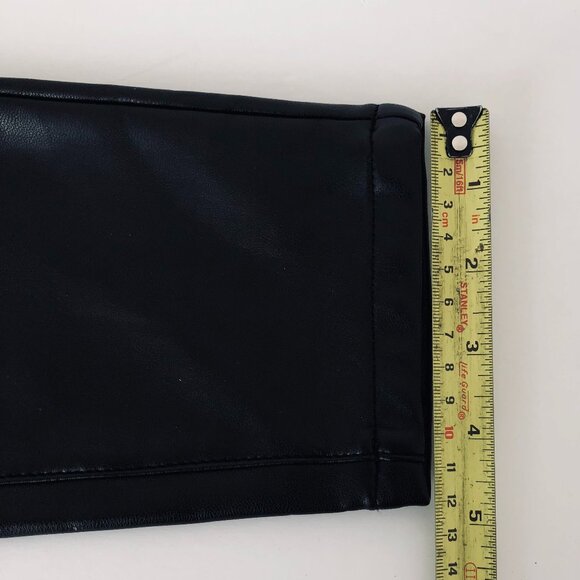 RW&CO Faux leather high-rise skinny Leg pants-Size 26 black - Picture 7 of 14